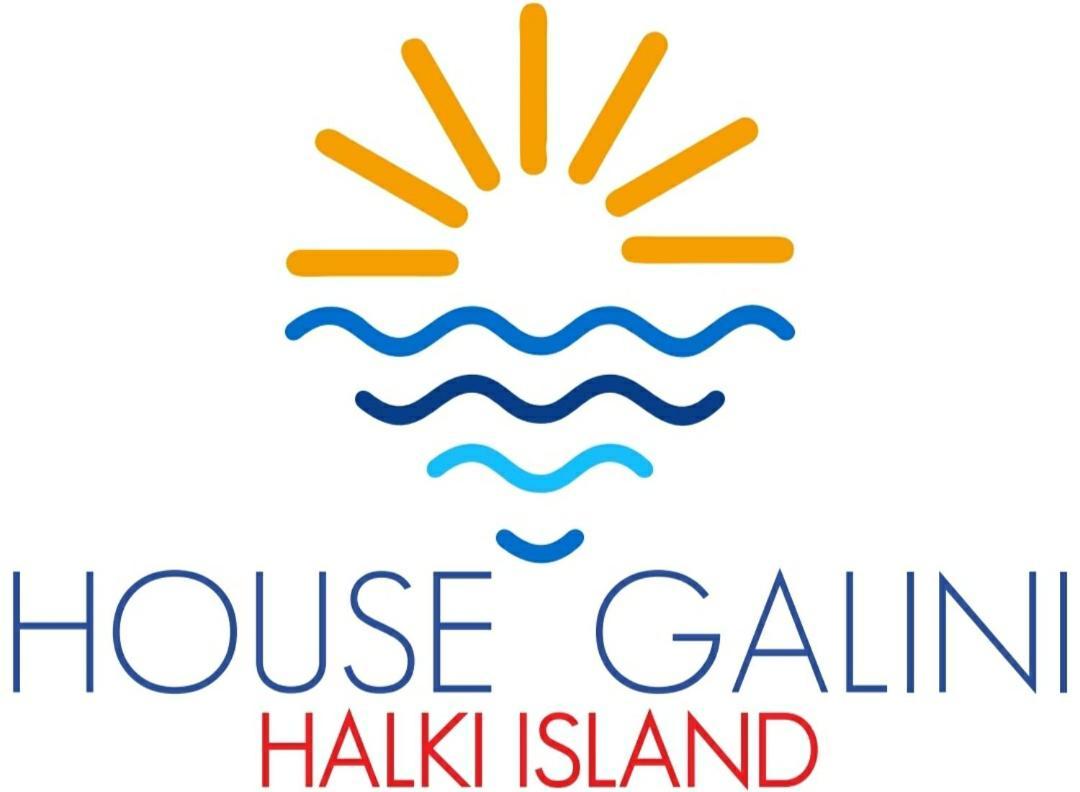 House Galini Lägenhet Chalki Town Exteriör bild